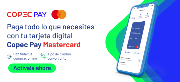 Tarjeta digital Copec Pay Mastercard